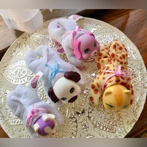 Lot 4 PUPPY SURPRISE KITTY SURPRISE Replacement Plush Puppies Kitty Stuffed Toy